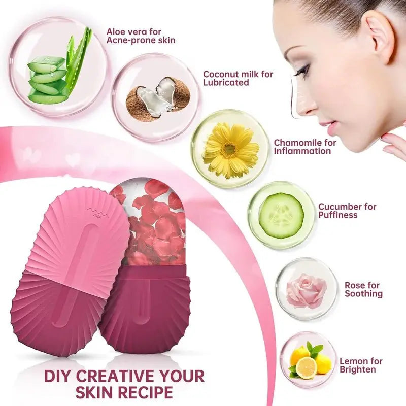 IceGlo™ Face Roller – Instant Glow & Puffiness Relief - IceGlo